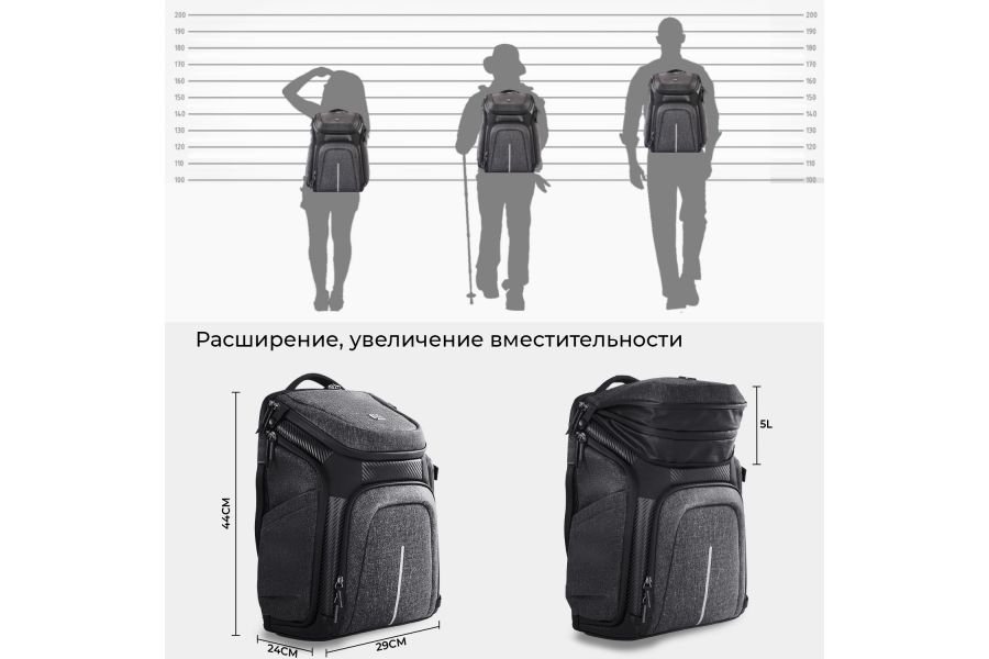 Фоторюкзак K&F Concept Alpha Backpack 25L KF13.131