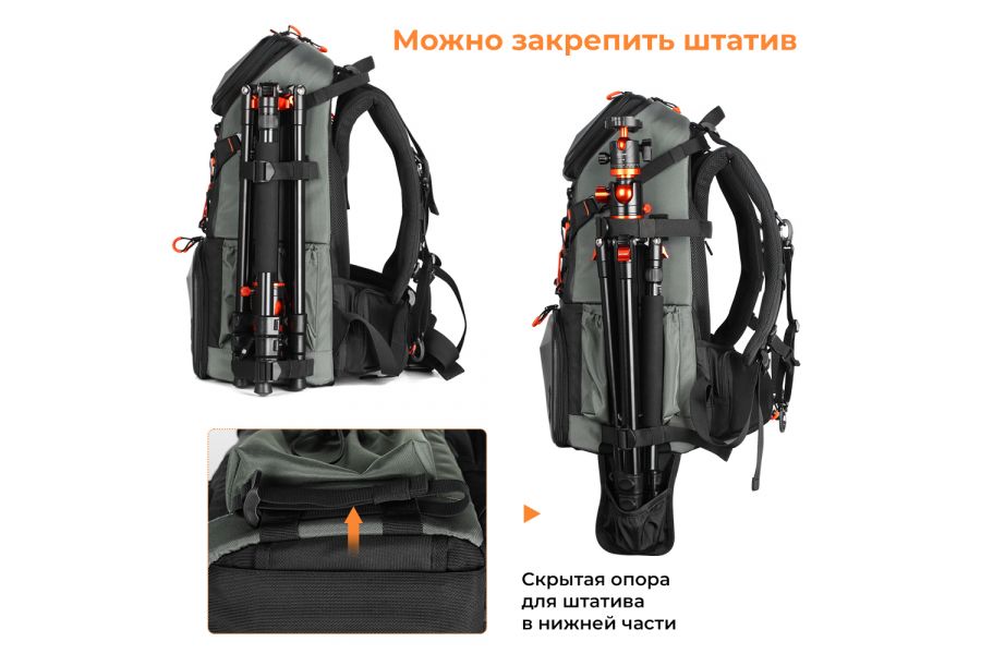 Рюкзак K&F Concept 32 л KF13.107 Вместительный