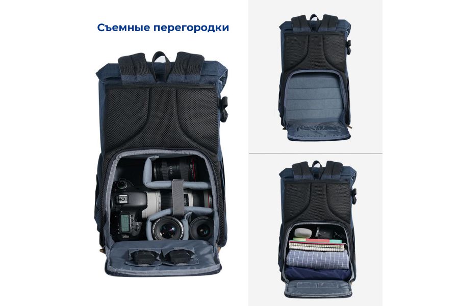Фоторюкзак K&F Concept Zip 17 л KF13.066V10