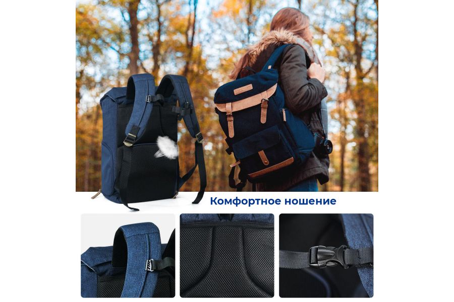 Фоторюкзак K&F Concept Zip 17 л KF13.066V10