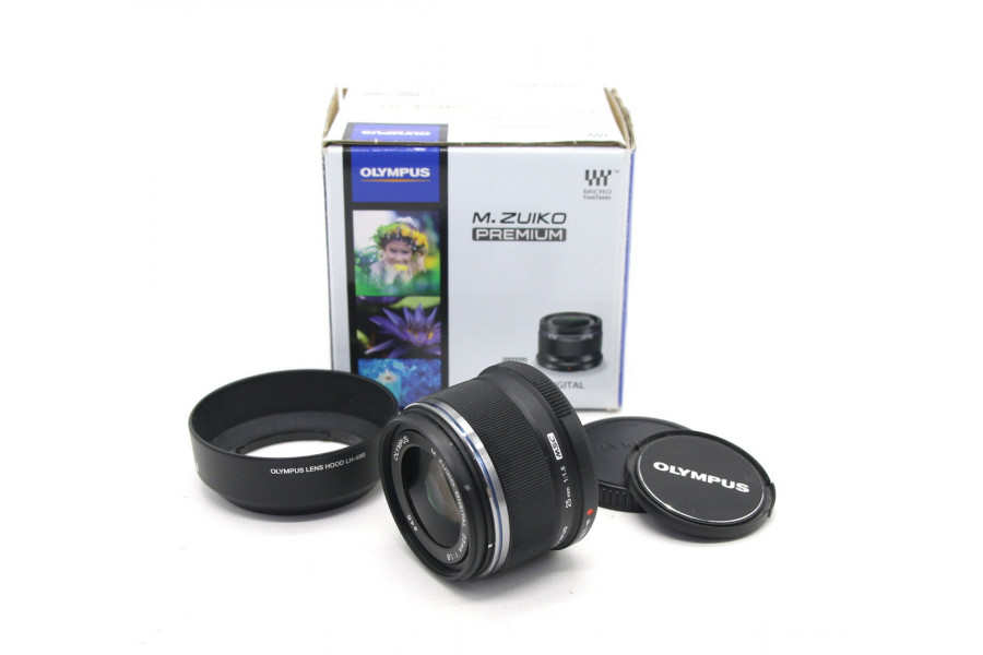 Olympus M.Zuiko Digital 25mm f/1.8 в упаковке