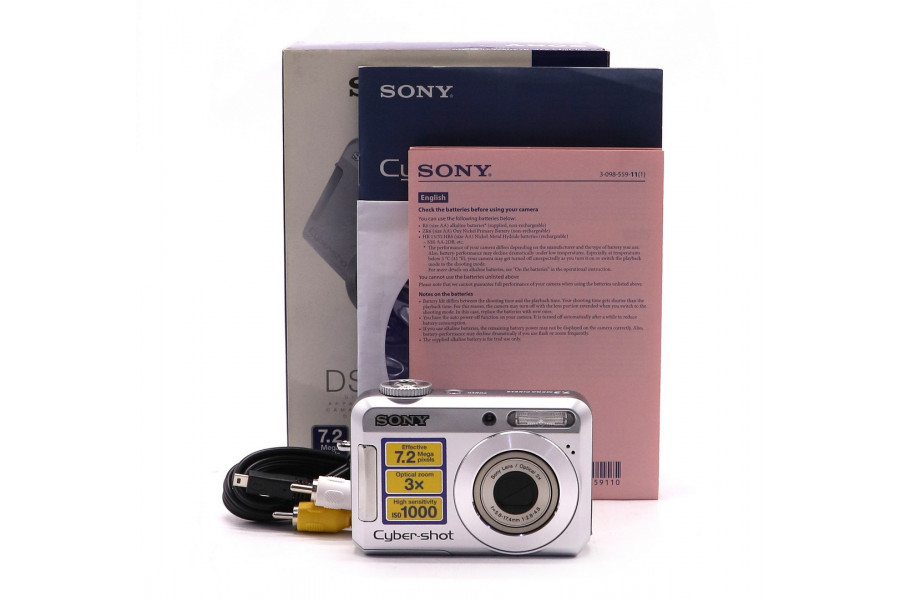 Фотокамера Sony Cyber-shot DSC-S650 в упаковке