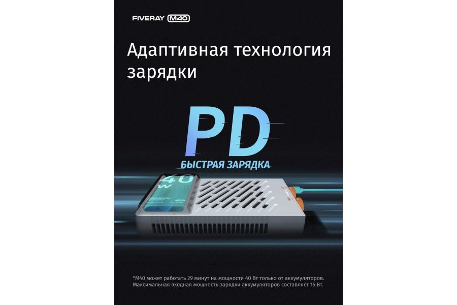 Осветитель Zhiyun Fiveray M40