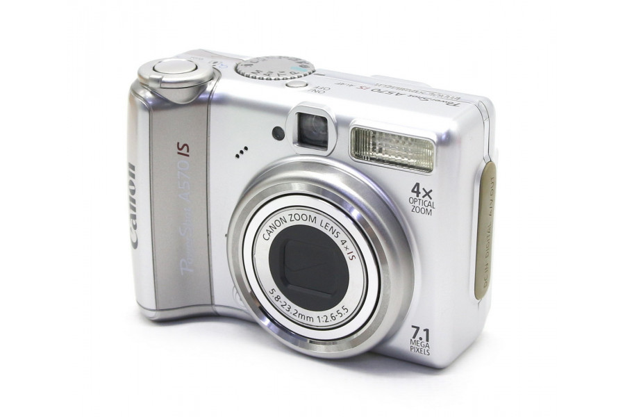 Камера Canon PowerShot A570 IS в упаковке