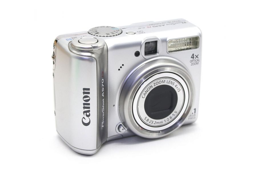 Камера Canon PowerShot A570 IS в упаковке