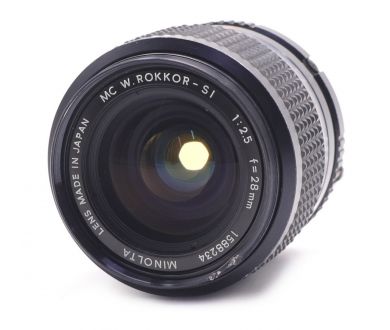 Объектив Minolta MC W.Rokkor-SI 28mm f/2.5 (Japan)