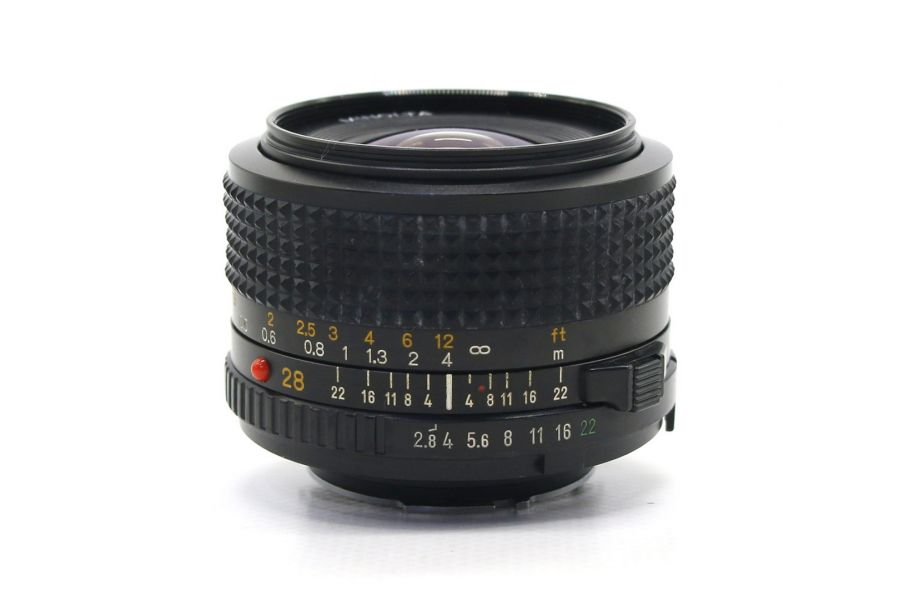 Мануальный объектив Minolta MD 28mm f/2.8