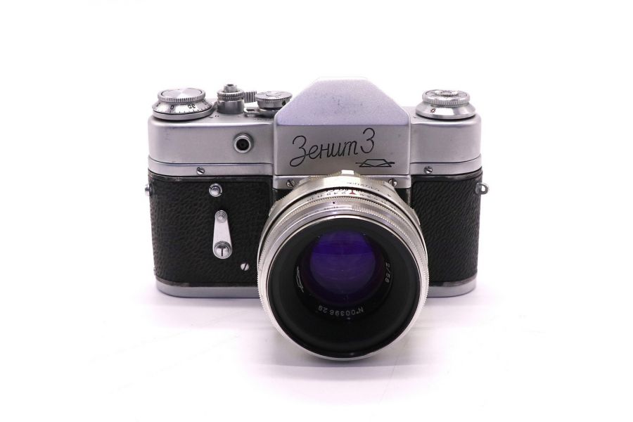 Советский фотоаппарат Зенит 3 + Гелиос-44 13 лепестков kit