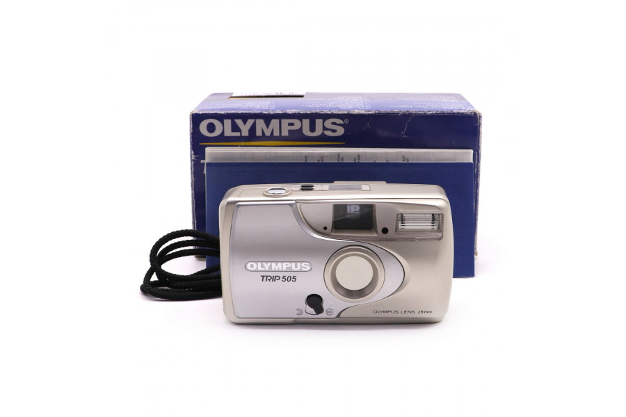 Аналоговая камера Olympus Trip 505 в упаковке