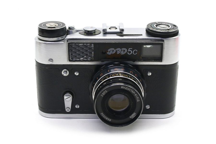 Советский фотоаппарат Фэд 5С + Индустар-61л/д 