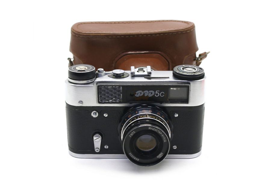 Советский фотоаппарат Фэд 5С + Индустар-61л/д 