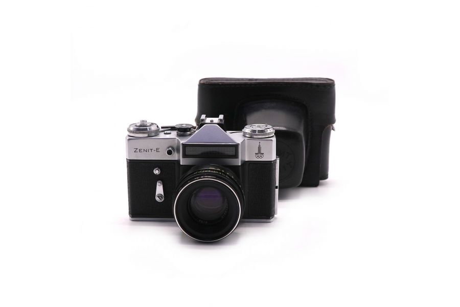 Фотоаппарат Зенит Е + Гелиос-44-2 олимпийский