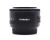 Объектив YongNuo AF 50mm f/1.8 Canon EF в упаковке