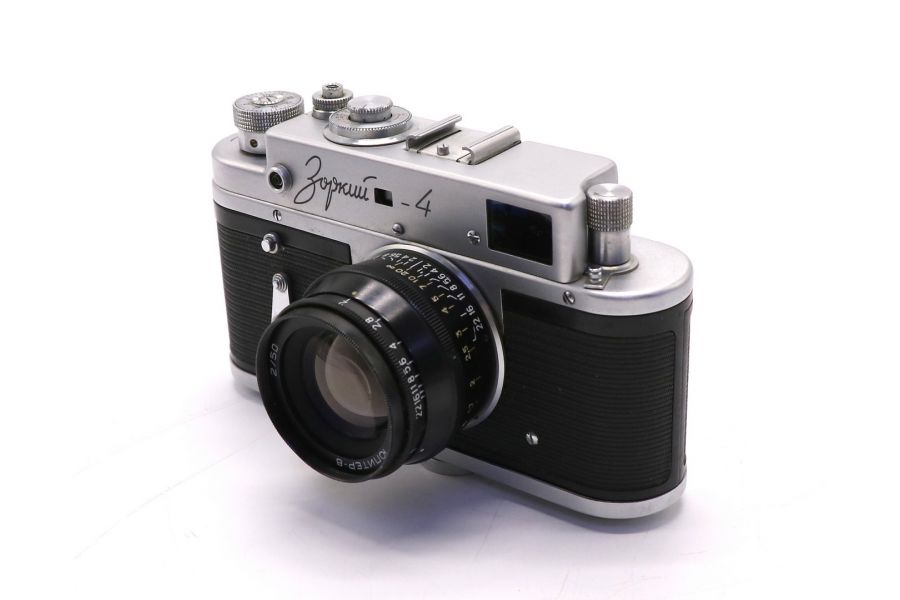 Фотоаппарат Зоркий 4 + Юпитер-8 black (КМЗ, 1972)