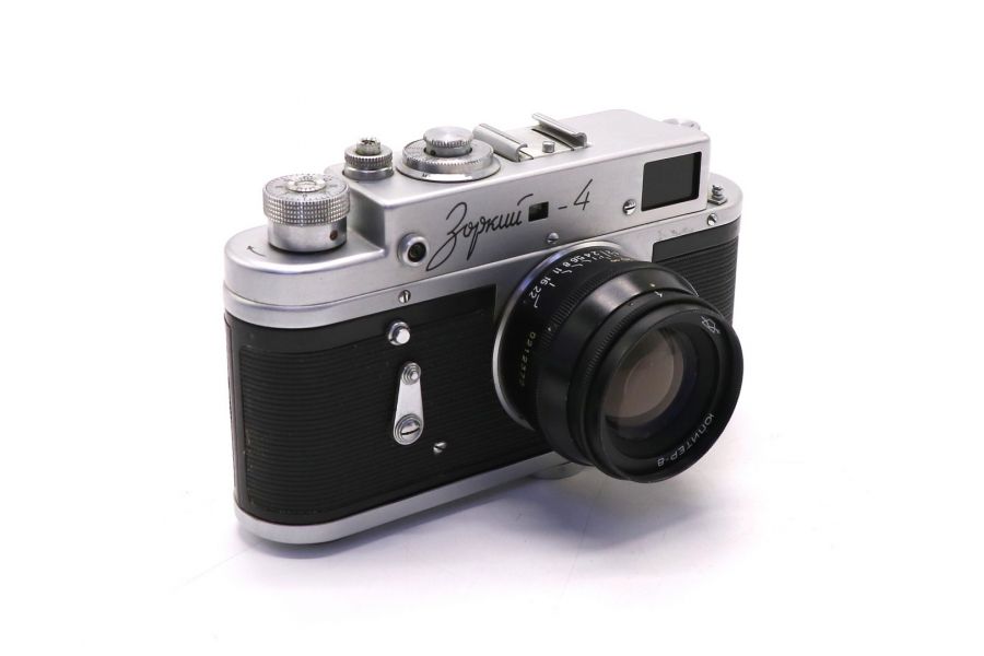 Фотоаппарат Зоркий 4 + Юпитер-8 black (КМЗ, 1972)