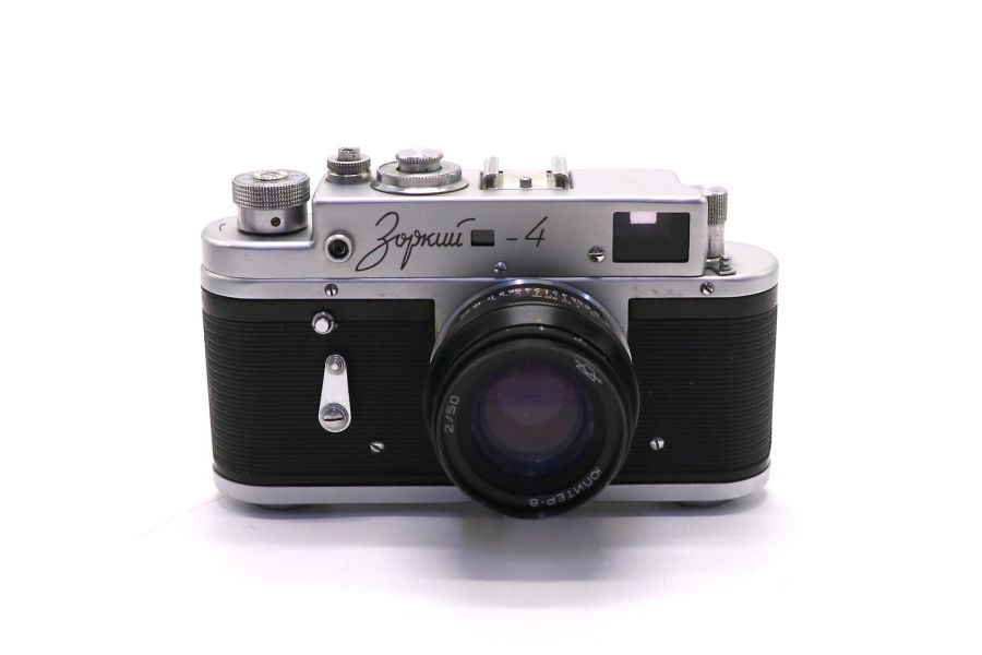 Фотоаппарат Зоркий 4 + Юпитер-8 black (КМЗ, 1972)