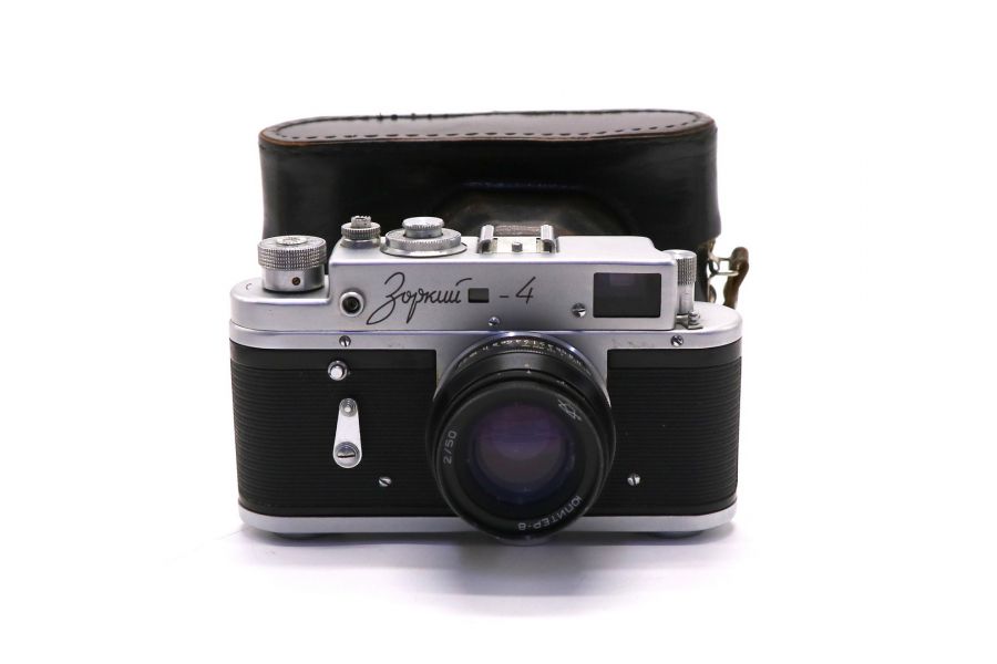 Фотоаппарат Зоркий 4 + Юпитер-8 black (КМЗ, 1972)