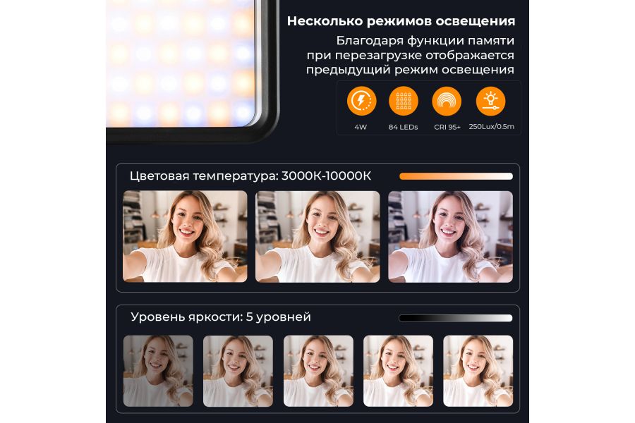 Видеосвет K&F KF34.034 Профессиональное освещение