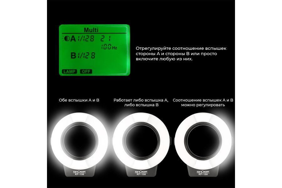 Макровспышка K&F Concept KF-150 для Nikon KF22.008