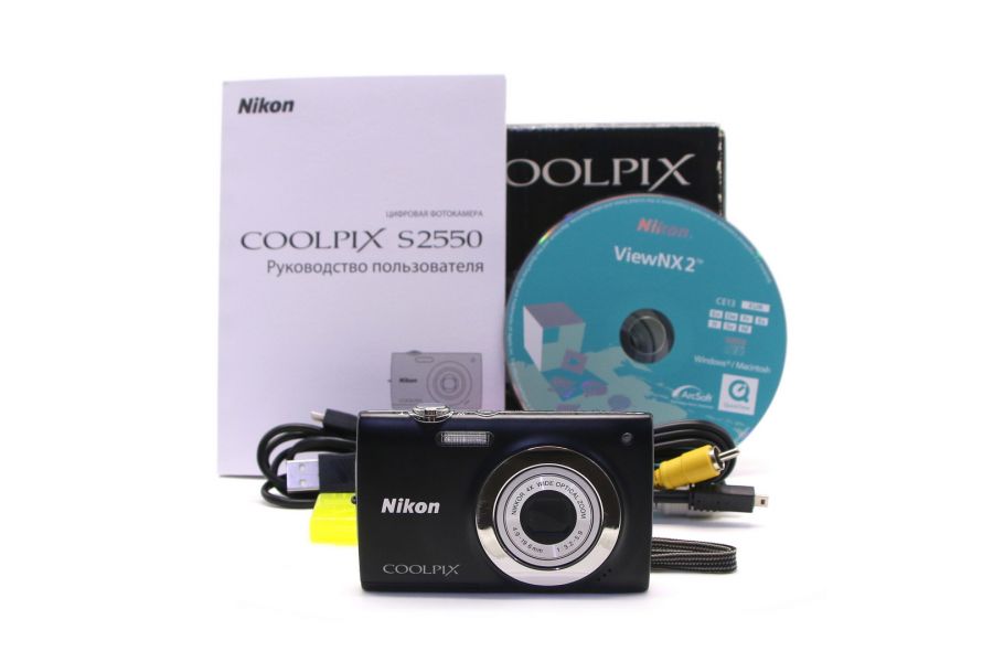 Цифровая камера Nikon Coolpix S2550 в упаковке