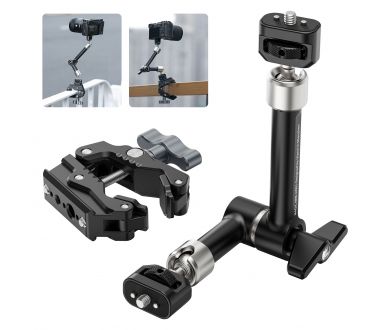 Крепление Ulanzi R011a Magic Arm + крабовый зажим T018