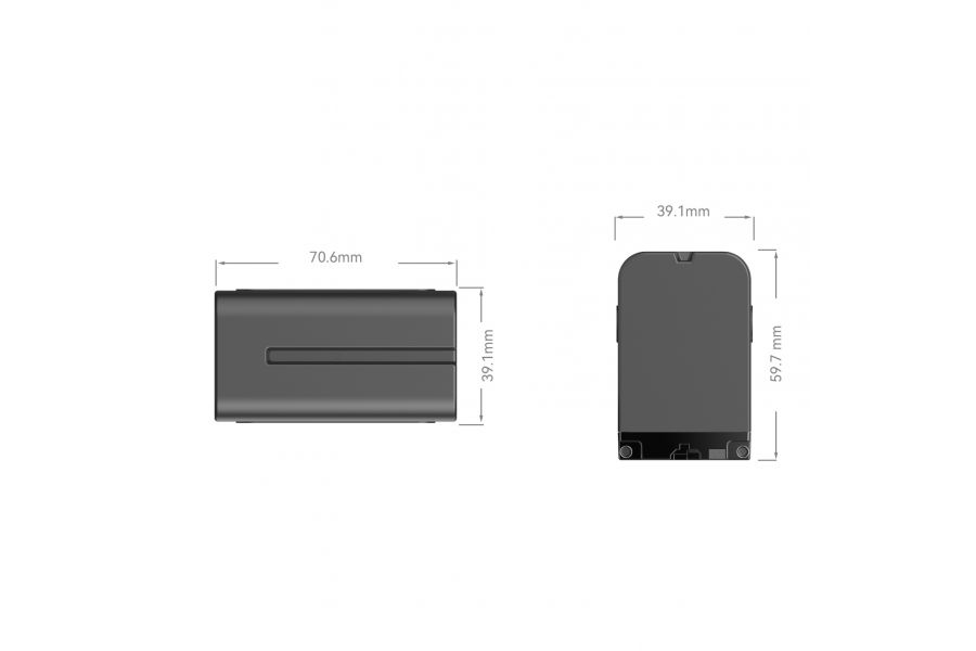 Аккумулятор SmallRig 4073 NP-F970 литий-ионный (7800 мАч, 7.2 В)