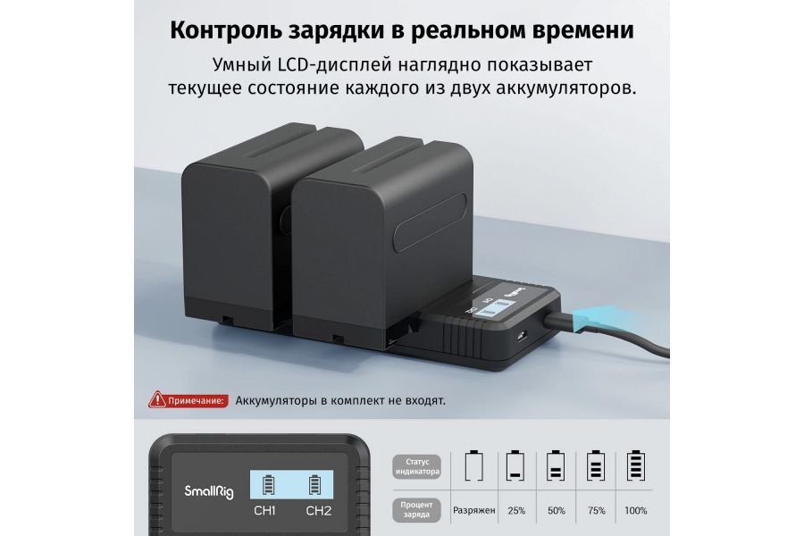Зарядное устройство SmallRig 4086 для NP-F970