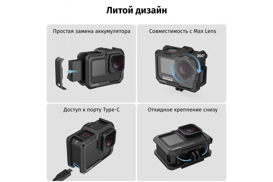 Клетка SmallRig 3083C для GoPro Hero 12 / 11 / 10 / 9