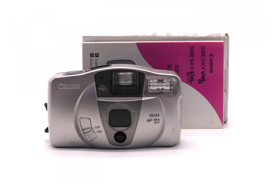 Компактный плёночный Canon Prima AF-9S в упаковке