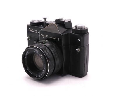 Фотоаппарат зеркальный Зенит 12СД kit (КМЗ, 1985)