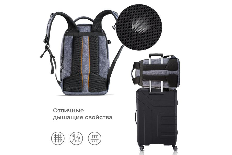 Фоторюкзак K&F Concept 15 л V2 KF13.044V5