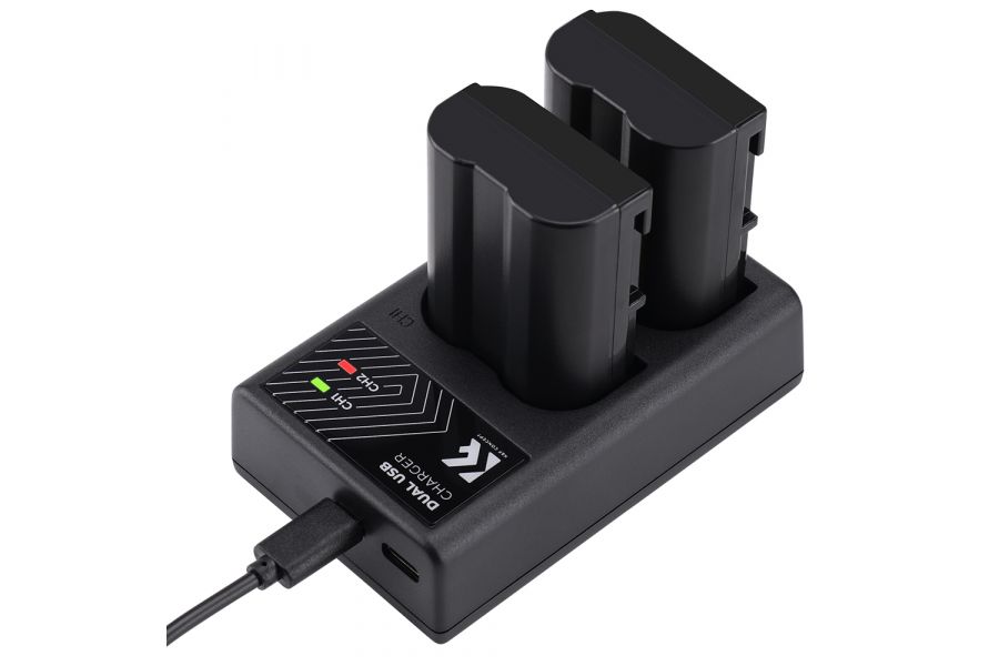 Зарядка и два аккумулятора EN-EL15 K&F Concept