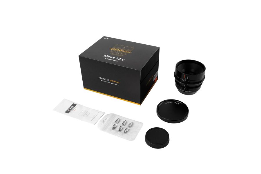 Кинообъектив 7Artisans 35mm T2.0 для Sony E Металл