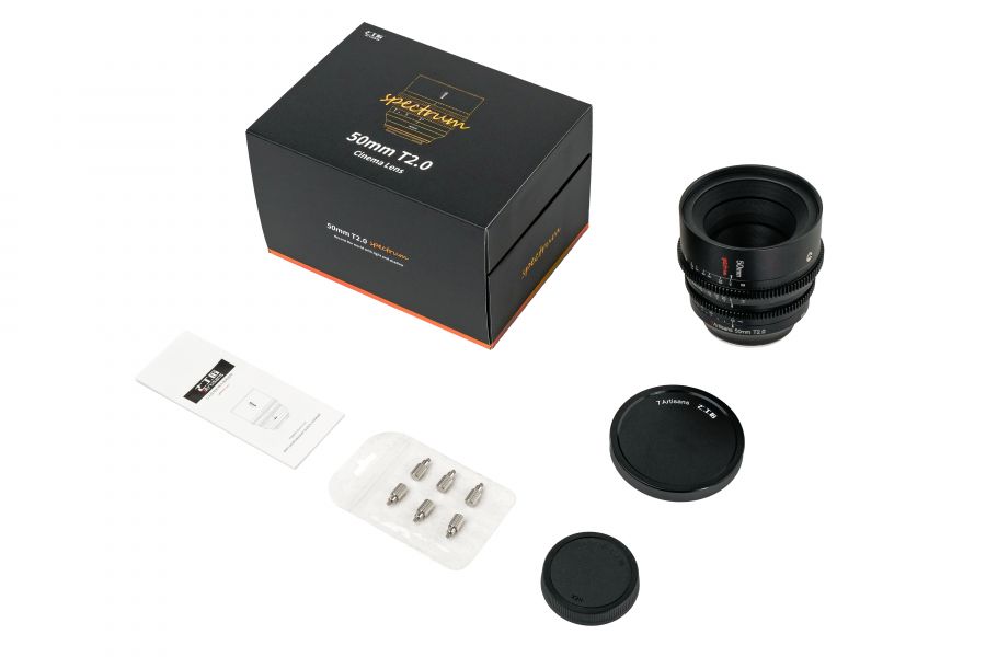 Кинообъектив 7Artisans 50mm T2.0 для Sony E