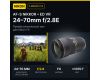 Зум-объектив Nikon 24-70mm f/2.8E ED VR AF-S Nikkor в упаковке
