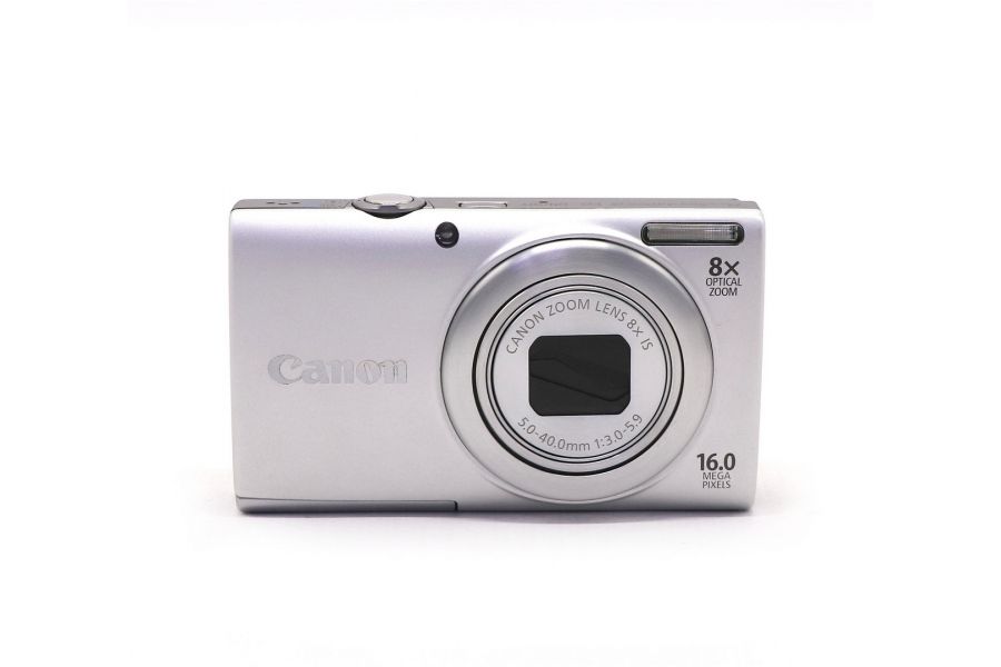 Фотоаппарат серебристый Canon PowerShot A4000 IS