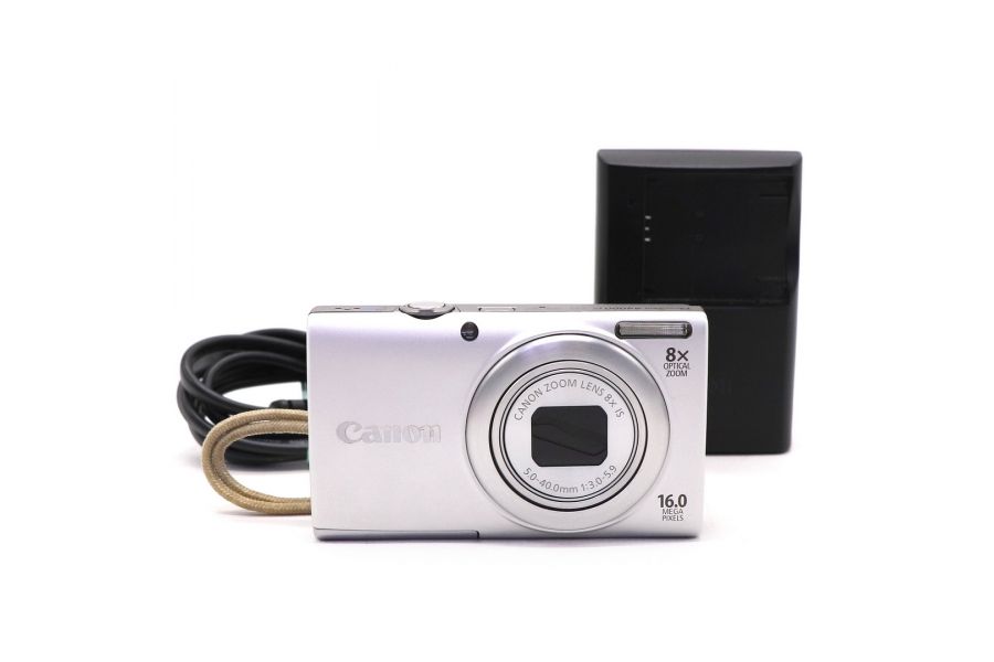 Фотоаппарат серебристый Canon PowerShot A4000 IS