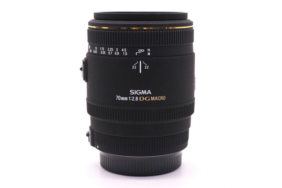 Sigma AF 70mm f/2.8 Macro EX DG Sigma SA в упаковке
