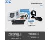 Переходник JJC EF-EOS R с CPL и ND3-500 Drop-In фильтрами, черный