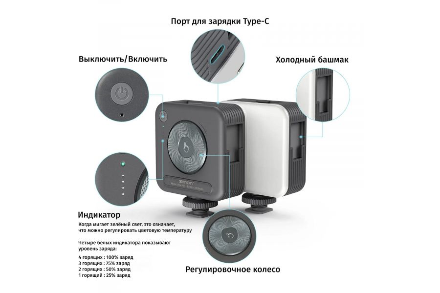 Видеосвет компактный SmallRig 3286B P96
