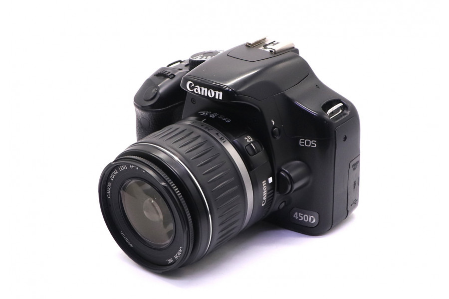 Canon EOS 450D kit (пробег 28900 кадров)