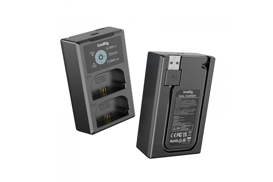 2 аккумулятора LP-E6NH + зарядное устройство SmallRig 3821