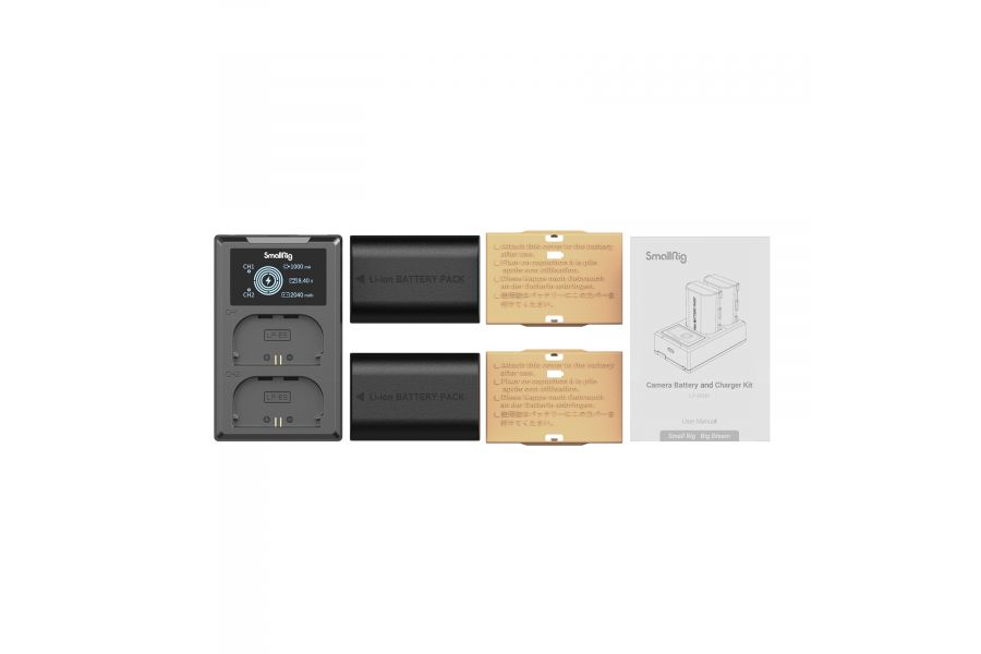 2 аккумулятора LP-E6NH + зарядное устройство SmallRig 3821