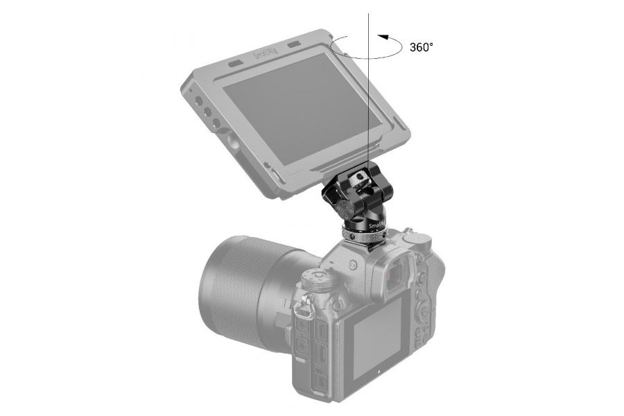 Крепление SmallRig BSE2346 Swivel and Tilt Monitor Mount алюминиевый