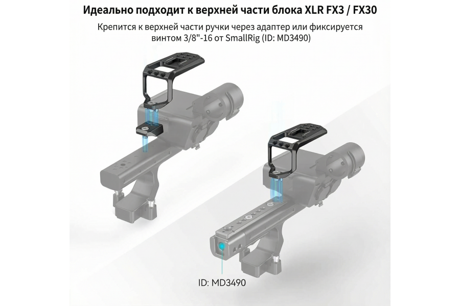 Площадка крепления аксессуаров SmallRig MD3990 для ручки Sony FX3 XLR Unit