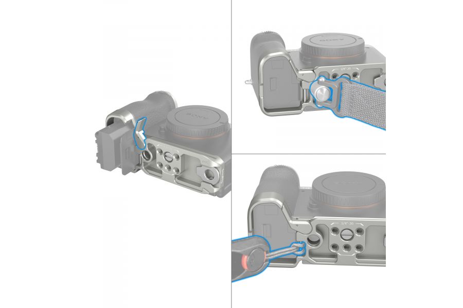 Площадка SmallRig 4439 для Sony A7C II, A7CR Серебро