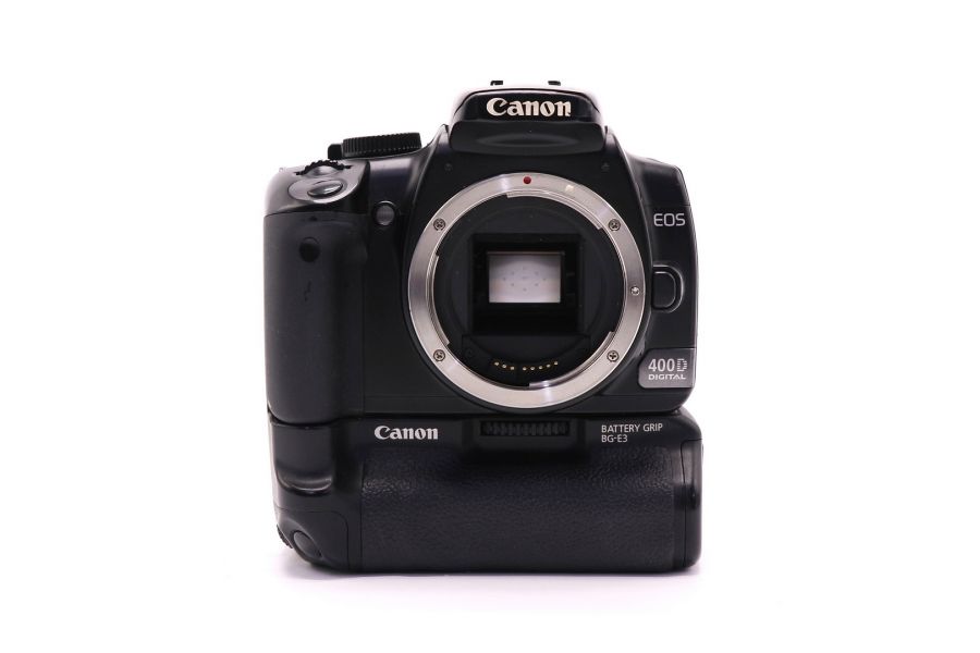 Canon EOS 400D body + батарейная ручка Canon BG-E3