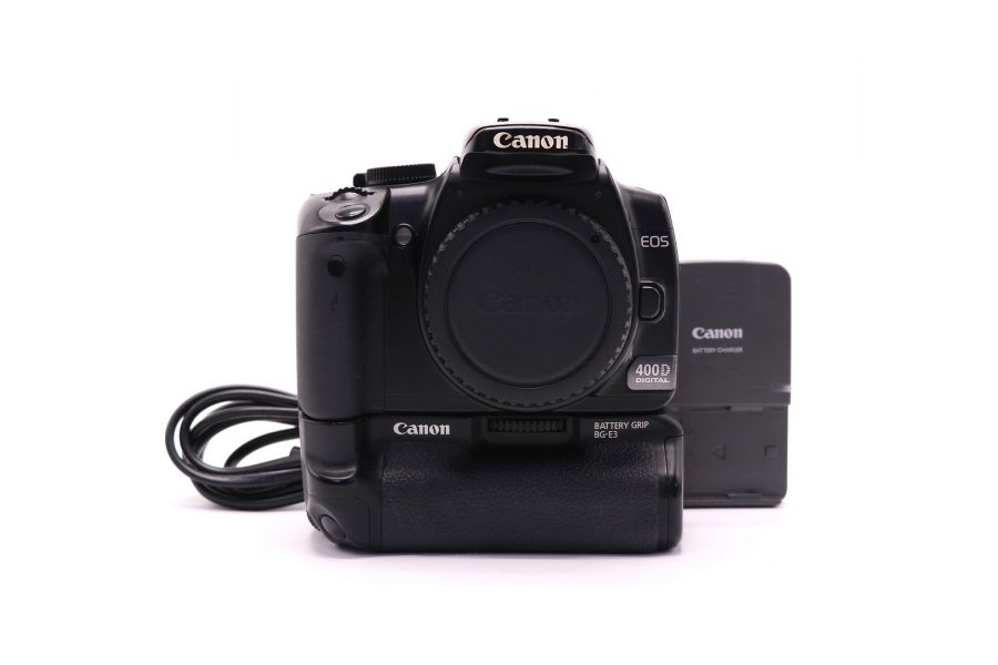 Canon EOS 400D body + батарейная ручка Canon BG-E3