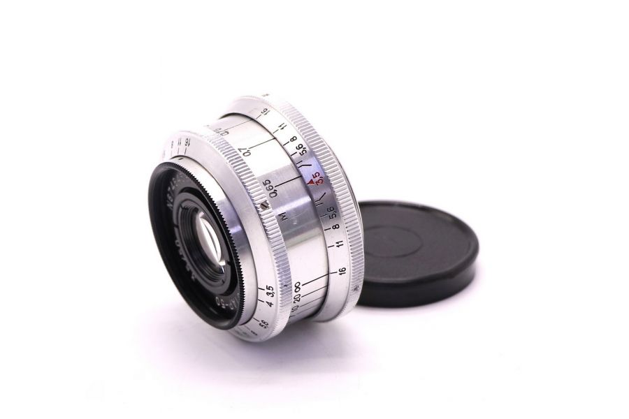 Объектив мануальный Индустар-50 3,5/50 (КМЗ, 1956)