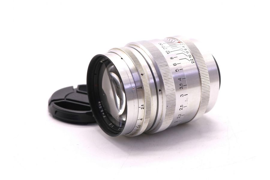 Объектив Юпитер-9 П 2/85 М39 silver дальномер КМЗ б.